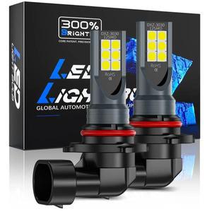 2pcs H8 H9 Led H11 9005 HB3 HB4 자동차 CSP LED 안개 헤드 라이트 전구 6000K 흰색 램프 주간 러닝