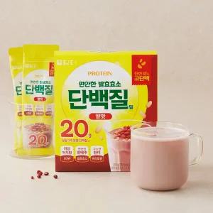 [담터] 편안한 발효효소 단백질밀 팥맛 10입