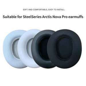 [이어커버]1쌍 교체 용 이어 패드 수리 부품 SteelSeries Arctis Nova Pro 무선 헤드폰 메모리 폼 헤드셋