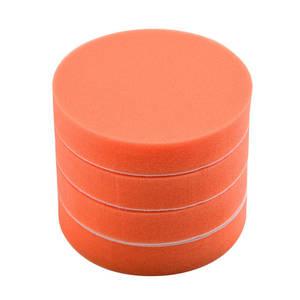 전동드릴광택패드 유막제거 차량용 플랫 스폰지 버퍼 패드 뷰티 왁싱 4개 125mm 5인치