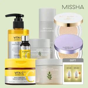 [10%+T5%]미샤 단독 개똥쑥 진정 1+1 외 베스트 /앰플/크림/팩/썬/색조/클렌징
