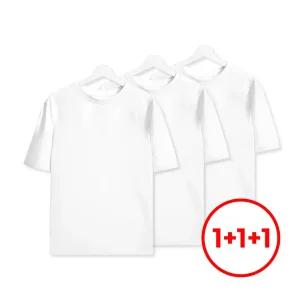 [3PACK/6PACK] 순면 100% 반팔티 면티 무지 반팔티