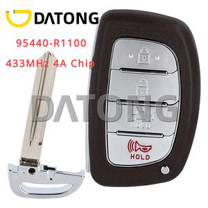 Datong 현대 HB20 2020 자동 스마트 리모컨 키 교체 433MHz 4A 칩 4 버튼 95440-R1100