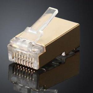 [BZHK3M65_51]CAT7 RJ45 플러그 랜잭 Two Prongs 100개