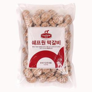 [MENOPHQR_52FA]청정원 축산가공식품 쉐프원 떡갈비 1KG