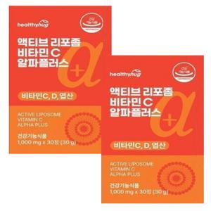 HealthyHug 엑티브 리포좀 비타민C 알파플러스 30캡슐 60캡슐 90캡슐 비타민E 영양보충용