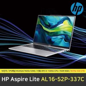 ACER 아스파이어 라이트16 AL16-52P-337C 노트북 / RAM 8GB / NVMe SSD 2TB