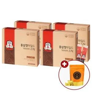 [홍삼캔디 증정] 정관장 홍삼정 마일드스틱 10ml x 30포 4박스 (4개월분)