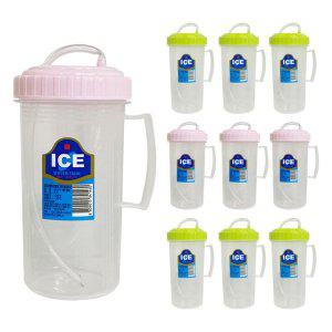 덕신 (손잡이빨대컵) x(10개)500ml 병원물컵 환자물병