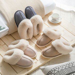 폭신한 퍼 털슬리퍼 털실내화 슬리퍼 거실화 방한화