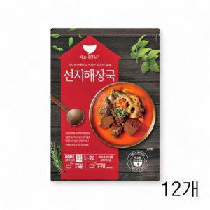 선미 따숨 선지해장국 600g X 12개 간편식 선짓국