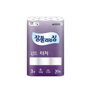 미래생활 터치 25m 30롤 화장지 3겹 도톰 화장실 휴지