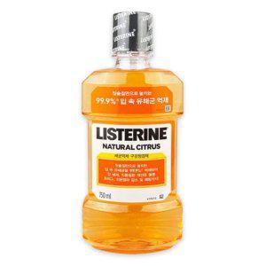 리스테린 구강 청결제 입냄새제거 가글 시트러스750ml