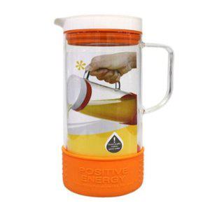 유리 물병 물통 워터 저그 냉장고 물병 원형 1000ml