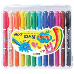 12색 파스넷색연필 유아크레파스 아동색연필 미술놀