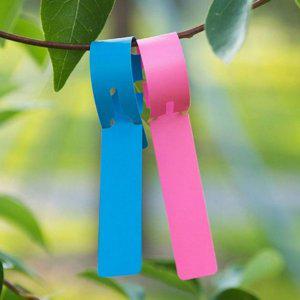 이름표 나무 캐주얼 타이형 원예 필수템 라벨 100매