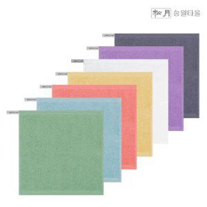 송월타올 30수 컬러 고리손수건30 5장