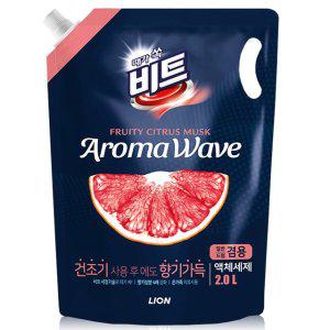 비트 아로마 웨이브 시트러스 2L 액체세탁세제 겸용