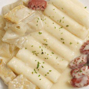 밀떡 하얀크림맛 사계절떡볶이 밀키트 2인분