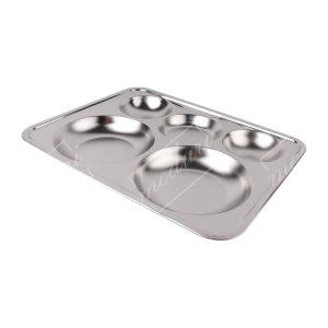 스텐 원형3찬 식판 구내식당 학교 급식실 군대