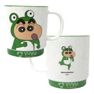 짱구 스태킹 도자기 머그컵 개구리 390ml 1P 커피잔