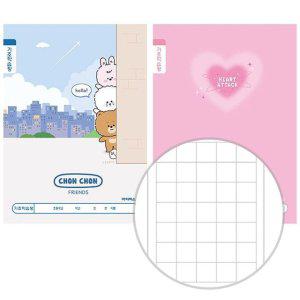 초등 저학년 5칸 기초학습장 10개 세트 랜덤 1P 공책