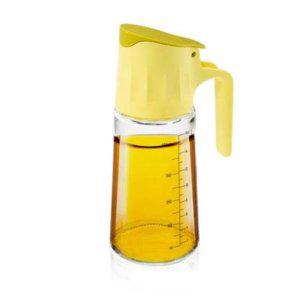 시노글라스 오일병 소스 기름병 양념통 500ml 옐로우