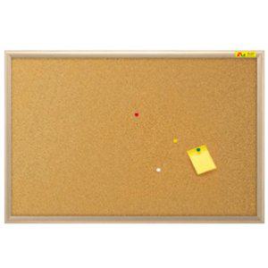 코르크 게시판 알리판 미송프레임 120x80cm 천연콜크