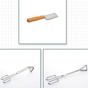 24cm 스텐 삼각 주방집게 주방 주방집게 고기