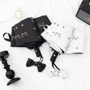 캣츠3단 캐릭터 자동우산 양산 겸용 우양한 양우산