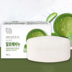 쿨샵 자연미인 알로에비누 상쾌한 알로에향 4개입
