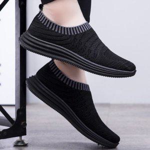 쿨샵 남성 여름 슬립온 니트운동화 가벼운 통풍워킹화