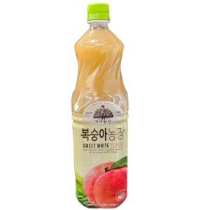 쿨샵 웅진 가야농장 복숭아농장 과일음료 1.5리터12개