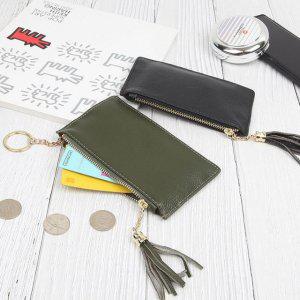 남자 여자 어린이 학생 카드 동전 수납 가죽 지갑