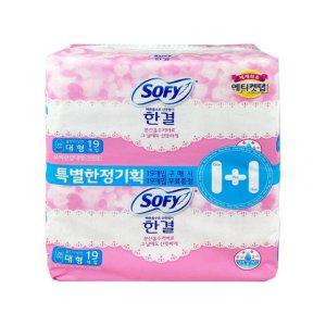 쏘피 한결 대형 19+19 개입 생리대