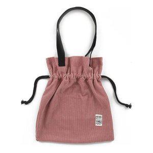 코듀로이 골덴 데일리 에코백 캐주얼 복주머니 가방