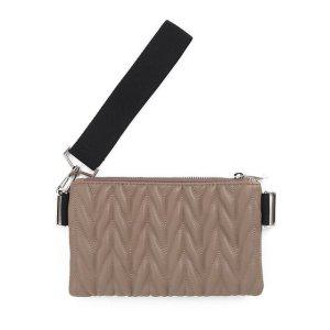 퀼팅 니트모양 심플 캐주얼 데일리 미니 크로스백