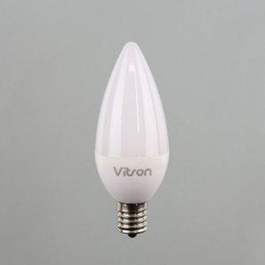 비츠온 촛대구 LED(A) 5W E17 3K 불투명 전구 KS