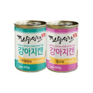 진수성찬 통조림 캔 400g X10개 강아지 영양 간식
