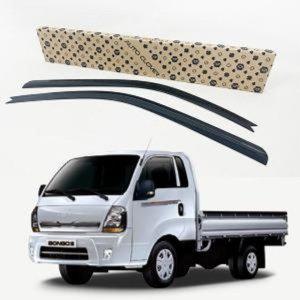 깨지지 않는 블랙 도어 바이져 봉고3 EV 2P 레인가드