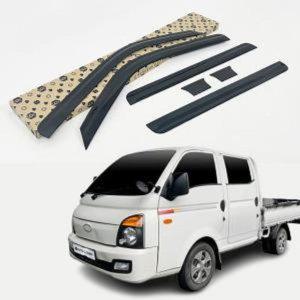 깨지지 않는 블랙 도어 썬바이져 포터2 더블캡 6P