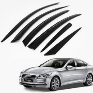 튼튼한 블랙 도어 바이져 제네시스DH 6P 썬바이져