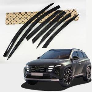 깨지지 않는 블랙 도어 바이져 투싼NX4 6P 썬바이저