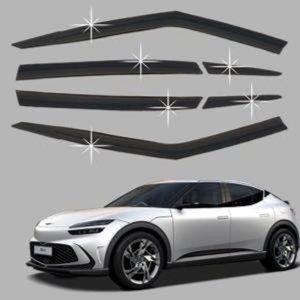 깨지지 않는 블랙 도어 선바이져 제네시스GV60 6P