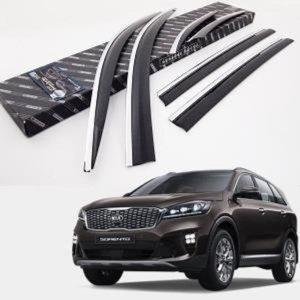 블랙다이아몬드 도어 바이져 올뉴쏘렌토 빗물받이