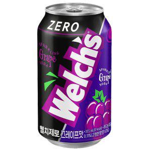 농심 웰치스 제로 포도 355ml x 24can
