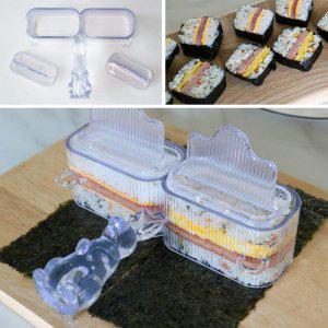 티본 토끼손 무스비틀 누름이 세트 김밥만들기 스팸무스비틀 토끼모양 손잡이틀 밥틀 주먹밥
