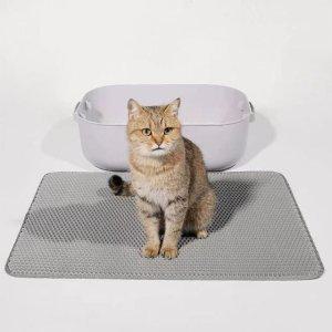 고양이 모래 매트 화장실 발판 벌집모양 사막화 방지