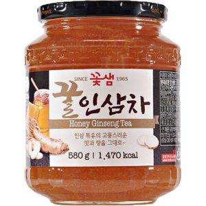 꽃샘 꿀인삼차 580g