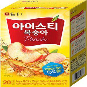 담터 아이스티 복숭아 20T